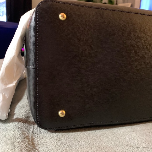 “RARE” Ralph Lauren Black Newbury Double Zip Tote, NWOT - Picture 9 of 13